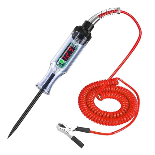 Neue Auto Lkw Spannung Circuit-Tester 6V 24V Werkzeuge diagnose Sonde Test Stift Glühbirne Elektrische Mess stift(Red) von AYJYZHIAG