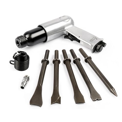 Pneumatische Schaufel, industrieller pneumatischer Meißel, gerader Griff, Luftmeißel, pneumatisches Hammerschaufelwerkzeug mit Schabermesser(Round Handle) von AYJYZHIAG