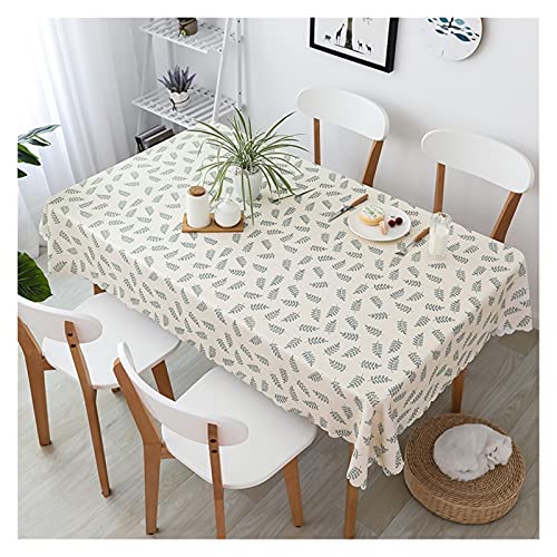 Tischdecke,Table Cloth Leinen Baumwolle Tischdecke Nordic Ins Home Modern Einfache Esstisch Cover Rechteckige Kaffee Tee Party Dekorationen Tischtuch (Color : Boy, Size : 90x140cm) von AYKANING