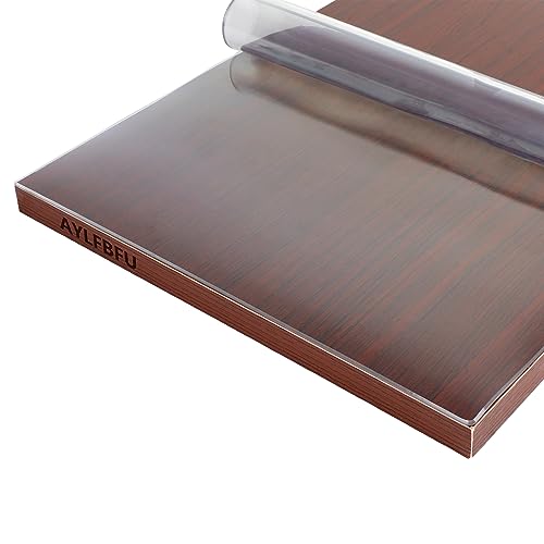 Tischdecke Rechteckig Rechteck 50x90cm, Hohe Zähigkeit und Langlebig, Tischfolie Outdoor Leicht Abwischbar, Teppichunterlage rutschfest für Home Beistelltisch, Nachttisch, 3mm Tischdecke Rechteckig Rechteck 50x90cm, Hohe Zähigkeit und Langlebig, Tischfolie Outdoor Leicht Abwischbar, Teppichunterlage rutschfest für Home Beistelltisch, Nachttisch, 3mm von AYLFBFU