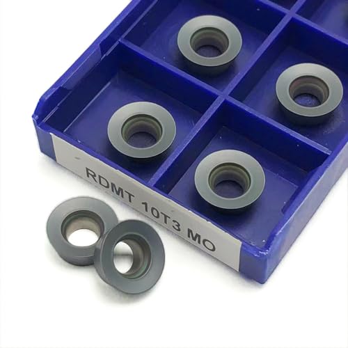 10 stücke RDMT10T3 RDMT1204 LT30 CNC Harte Legierung Schneiden Werkzeug R5 R6 Fräser RDMT10T3 RDMT1204 Grob Rund Fräsen(RDMT 10T3 MO LT30) von AYLFGSMG