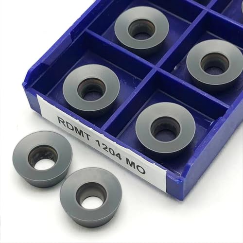 10 stücke RDMT10T3 RDMT1204 LT30 CNC Harte Legierung Schneiden Werkzeug R5 R6 Fräser RDMT10T3 RDMT1204 Grob Rund Fräsen(RDMT 1204 MO LT30) von AYLFGSMG
