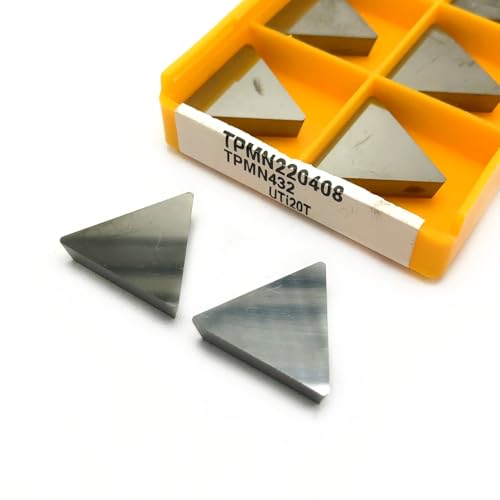 10PCS TPMN160308 TPMN220408 VP15TF UTi20T Hartmetalleinsatz Schaftfräser Interne Cutter CNC Klinge Drehwerkzeug TPMN 160308 220408(TPMN220408 UTI20T) von AYLFGSMG