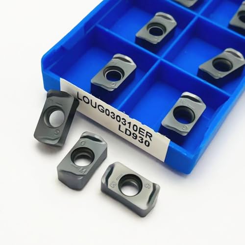 LOGU030310ER LOGU0303 Schnellvorschub-Hartmetall-Fräsklinge Drehwerkzeug CNC-Fräser MFH03R Werkzeugdrehmaschine(LOGU030310ER LD920) von AYLFGSMG