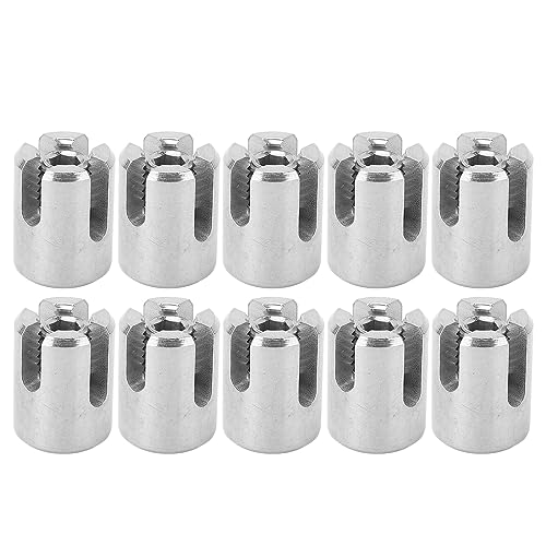 AYNEFY Cross-Kabel-Klemmen Effiziente Drahtorganisation, Edelstahl-Cross-Kabel-Kabel-Kabel-Wertpack von 10 für Innenraum Im Freien (M10 4mm) von AYNEFY