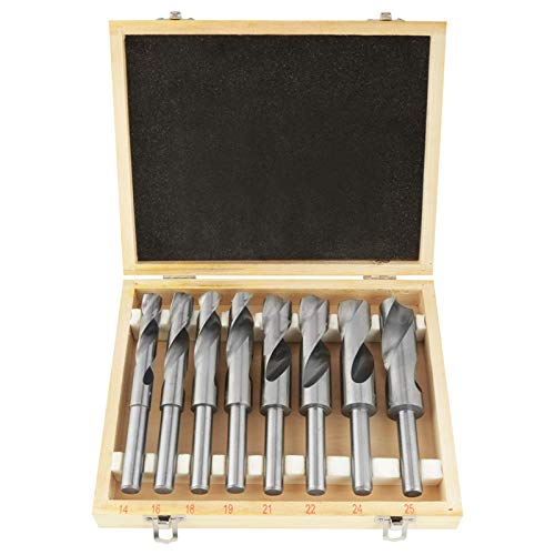 Metallbohrer Set Groß,8PCS Bohrer Metall Bohrer-Set Hochgeschwindigkeitsstahlbohrer Spiralbohrer Metallbohrer Satz Stahlbohrer Satz 8-teilig Zubehör Elektrowerkzeug Bohrschrauber Ø 14-25 mm Metallbohrer Set Groß,8PCS Bohrer Metall Bohrer-Set Hochgeschwindigkeitsstahlbohrer Spiralbohrer Metallbohrer Satz Stahlbohrer Satz 8-teilig Zubehör Elektrowerkzeug Bohrschrauber Ø 14-25 mm von AYNEFY