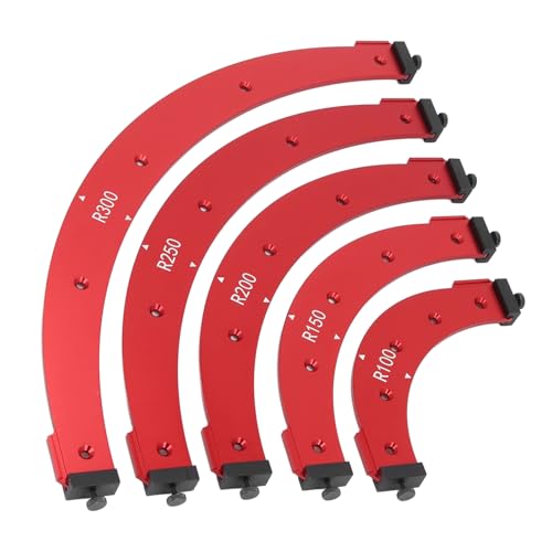 Eckschablonen-Set, Frässchablonen für die Holzbearbeitung, Aluminiumlegierung R100–R300, Schrankgarderobe, Manuelles Zuschneiden Eckschablonen-Set, Frässchablonen für die Holzbearbeitung, Aluminiumlegierung R100–R300, Schrankgarderobe, Manuelles Zuschneiden von AYNEFY
