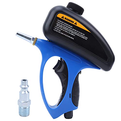 Pneumatischer Sandstrahler,Tragbarer Sandstrahler Strahlwerkzeug Sandblaster Kleine Düse Pneumatisches Sandstrahlen Pistolenglas Anti-Rost-Sandstrahlen für Remove Paint Stains Pneumatischer Sandstrahler,Tragbarer Sandstrahler Strahlwerkzeug Sandblaster Kleine Düse Pneumatisches Sandstrahlen Pistolenglas Anti-Rost-Sandstrahlen für Remove Paint Stains von AYNEFY