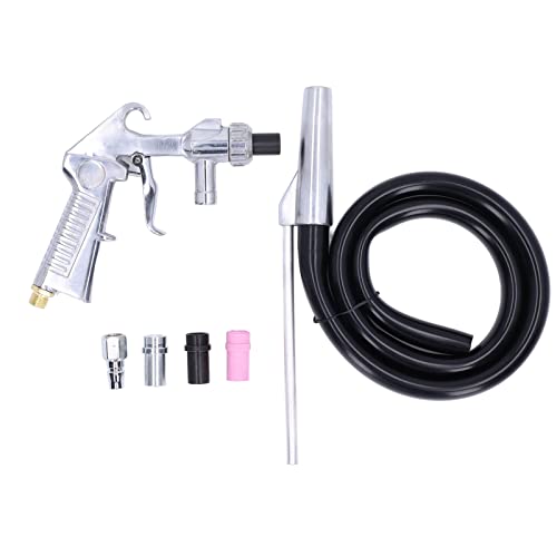 Sandstrahlpistole mit D¨¹se Sandblaster Sandstrahlpistolen Werkzeugset mit 2 x 6mm Schwarzstahld¨¹sen, 1 x 5mm Silberstahld¨¹se und 1 x 6mm Keramikd¨¹se von AYNEFY