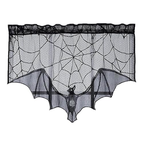 AYOrpeg Halloween Spinnennetze Tischläufer Schwarz Halloween Deko Gruseliges Party Tischläufer Spitze Spukhaus Decoration Für Halloween(D,Einheitsgröße AYOrpeg Halloween Spinnennetze Tischläufer Schwarz Halloween Deko Gruseliges Party Tischläufer Spitze Spukhaus Decoration Für Halloween(D,Einheitsgröße von AYOrpeg