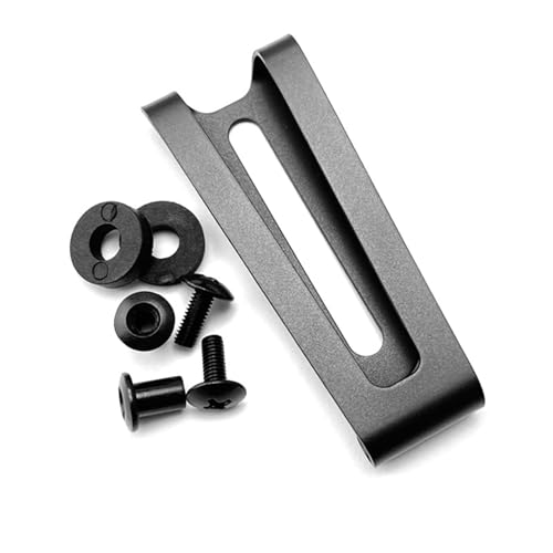 AYPOHU Kydex Clip - Edelstahl Gürtelclip für Kydex Scheide, Metall Holster Clip, Mantelclip, Taschenclip - Zubehör und Werkzeug für Messer von AYPOHU