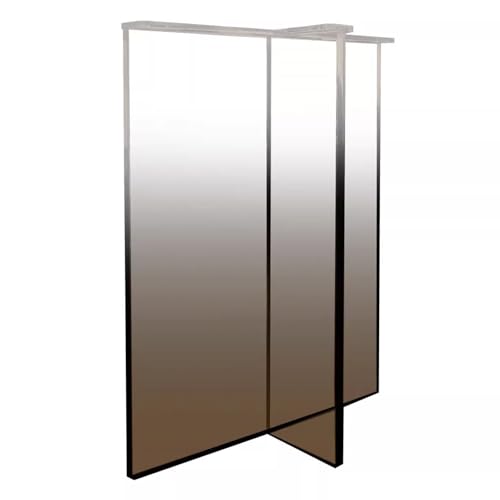 AYVADA Möbelbeine für Bürotische, modernes schwebendes Schreibtischbein für Büros, Acryl-DlY-Tischbein für schmale Esstischkonsolen (75 x 70 cm) von AYVADA