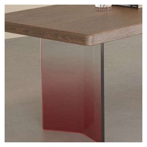 AYVADA V-förmige Acryl-Möbelbeine, 1er-Set, transparente DIY-Tischbeine, schwebende Schreibtischbeine, 2 cm Dicke Platte, Esstisch-/Kaffeetischbeine (Rosso, 60 x 82 cm) von AYVADA