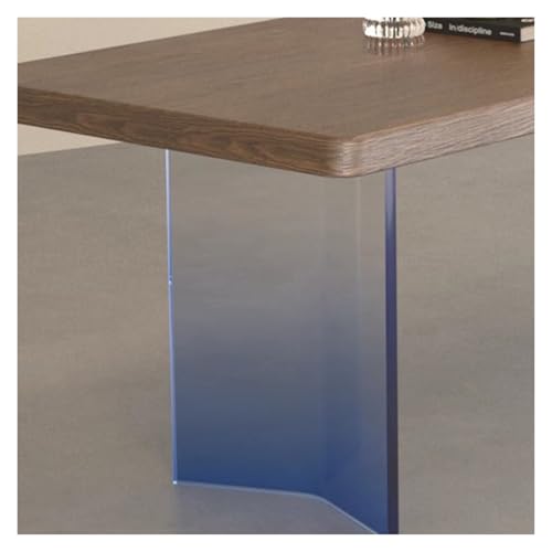 AYVADA V-förmige Acryl-Möbelbeine, 1er-Set, transparente DIY-Tischbeine, schwebende Schreibtischbeine, 2 cm Dicke Platte, Esstisch-/Kaffeetischbeine (blau, 40 x 62 cm) von AYVADA