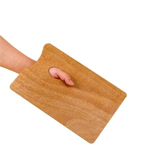 AYWTIUN 1 Pcs Wooden Palette,Oval and Square Solid Wood Panels,Suitable for Oil Painting,Gouache,Acrylic and Other Pigments für die malerei(Square 20x30cm) von AYWTIUN