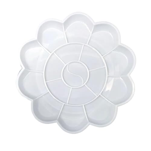 AYWTIUN Pigment Tray Alternatives Paint Supply Round Palette Art Paint Tray Plastic Palette Watercolor für die malerei(Style1) von AYWTIUN
