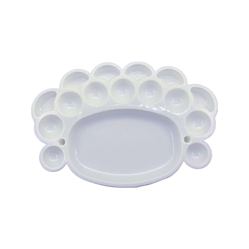AYWTIUN Pigment Tray Alternatives Paint Supply Round Palette Art Paint Tray Plastic Palette Watercolor für die malerei(Style4) von AYWTIUN