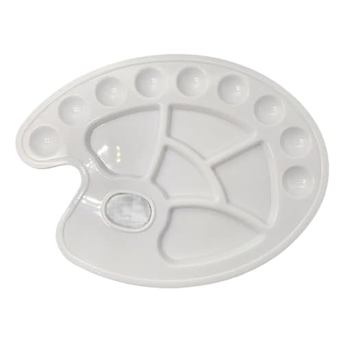 AYWTIUN Pigment Tray Alternatives Paint Supply Round Palette Art Paint Tray Plastic Palette Watercolor für die malerei(Style5) von AYWTIUN