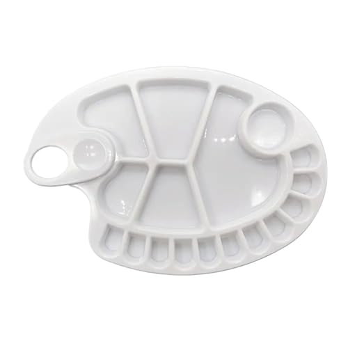 AYWTIUN Pigment Tray Alternatives Paint Supply Round Palette Art Paint Tray Plastic Palette Watercolor für die malerei(Style6) von AYWTIUN