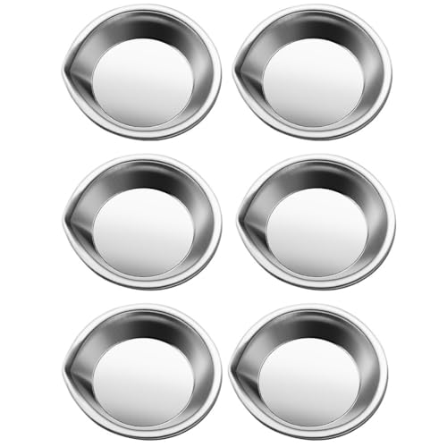 AYWTIUN Stainless Material Steel Small Round Paint Tray Watercolours Paint Mixing Palette Tray für die malerei von AYWTIUN