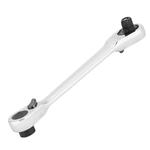 AYXAMO SchraubenschlüSsel, GabelschlüSselsatz Tragbare 1/4 Zoll Doppelseitige Schnelle Steckschlüssel Ratsche Spanner Zwei-Weg Einstellbare Hand Werkzeuge USO apto para Mechaniker von AYXAMO
