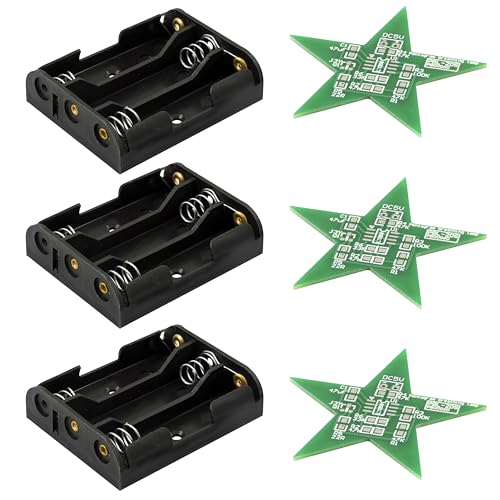 Az Delivery 3x LED Weihnachtsstern Lötset – DIY Elektronik Bausatz für einen Stern mit rotem Beleuchtungseffekt – Ideal für MINT Lernen, Weihnachtsdekoration und Lötübungen Az Delivery 3x LED Weihnachtsstern Lötset – DIY Elektronik Bausatz für einen Stern mit rotem Beleuchtungseffekt – Ideal für MINT Lernen, Weihnachtsdekoration und Lötübungen von AZDelivery