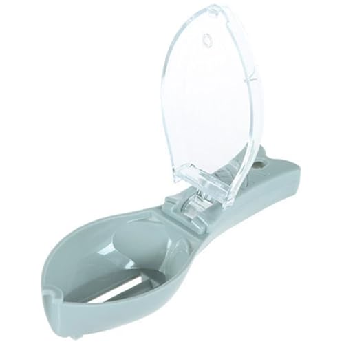 AZIDWERYQ Fisch Scaler 6x2 Zoll Handheld Plastikfisch-Skala-Entfernung mit Skalabehälter und hängende Locharbeitssparungsküchenwerkzeuge für Lebensmittelvorbereitung Skalierentferner von AZIDWERYQ