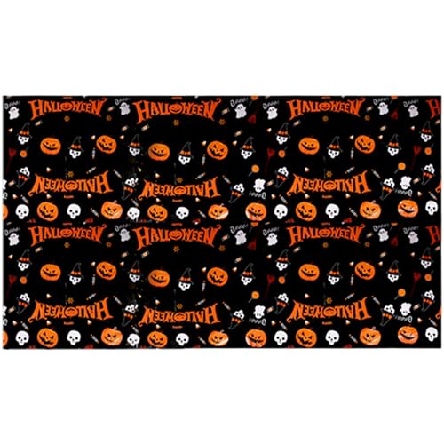 Halloween -Tischdecke, 54x108 Einweghochwasser wasserdichtes Kürbis Halloween Tischtuch, Rechteck -Tischdecke für Partyvorräte im Innen- und Außenbereich, Tischtuch Rechteck Halloween -Tischdecke, 54x108 Einweghochwasser wasserdichtes Kürbis Halloween Tischtuch, Rechteck -Tischdecke für Partyvorräte im Innen- und Außenbereich, Tischtuch Rechteck von AZIDWERYQ