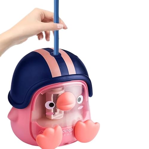 AZLNRMU Elektrischer Bleistiftspitzer, niedliches Design, geeignet für Buntstifte (6–8,5 mm), Klinge zum schnellen Anspitzen, für Schulanfang, Kawaii, bezaubernd für Schüler/Grundschule/Klassenzimmer von AZLNRMU