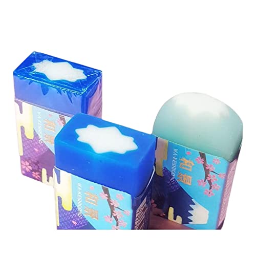 AZLNRMU Niedlicher Radiergummi, Kawaii-Radierer mit Schutzhülle, Fuji-Radiergummi, Anzug für Kinder, Schulanfang, Marineblau AZLNRMU Niedlicher Radiergummi, Kawaii-Radierer mit Schutzhülle, Fuji-Radiergummi, Anzug für Kinder, Schulanfang, Marineblau von AZLNRMU
