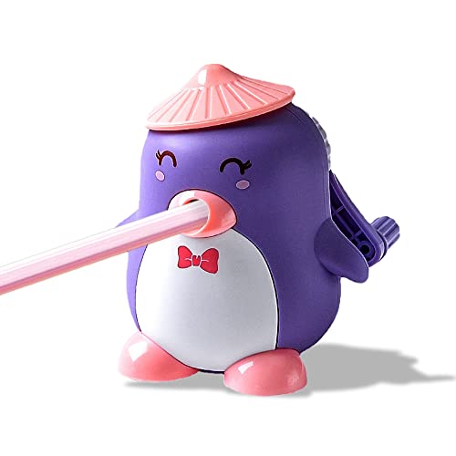 Kawaii Manueller Bleistiftspitzer, AZLNRMU robuster Bleistiftspitzer für Kinder/Lehrer/Studenten/Ingenieure, Schulanfang, geeignet für Büro, Schule, Kindergarten, Zuhause, 6–8 mm Nr. 2/Buntstift (Lila Kawaii Manueller Bleistiftspitzer, AZLNRMU robuster Bleistiftspitzer für Kinder/Lehrer/Studenten/Ingenieure, Schulanfang, geeignet für Büro, Schule, Kindergarten, Zuhause, 6–8 mm Nr. 2/Buntstift (Lila von AZLNRMU