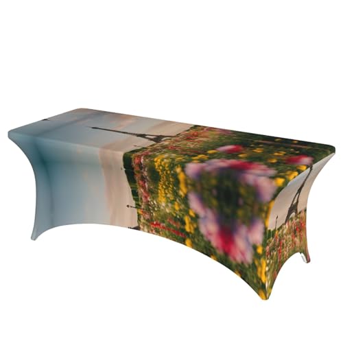 AZXMGOP Schöne Tischdecke mit Eiffelturm-Motiv, stilvoll, rechteckig, elastisch, passend für große rechteckige oder ovale Tische AZXMGOP Schöne Tischdecke mit Eiffelturm-Motiv, stilvoll, rechteckig, elastisch, passend für große rechteckige oder ovale Tische von AZXMGOP