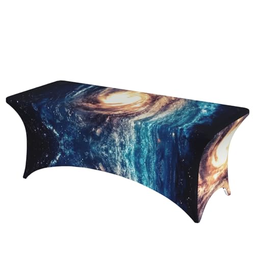 AZXMGOP Universe Milky Way Galaxy Print Stilvolle, rechteckige, elastische Tischdecke, passend für große rechteckige oder ovale Tische AZXMGOP Universe Milky Way Galaxy Print Stilvolle, rechteckige, elastische Tischdecke, passend für große rechteckige oder ovale Tische von AZXMGOP