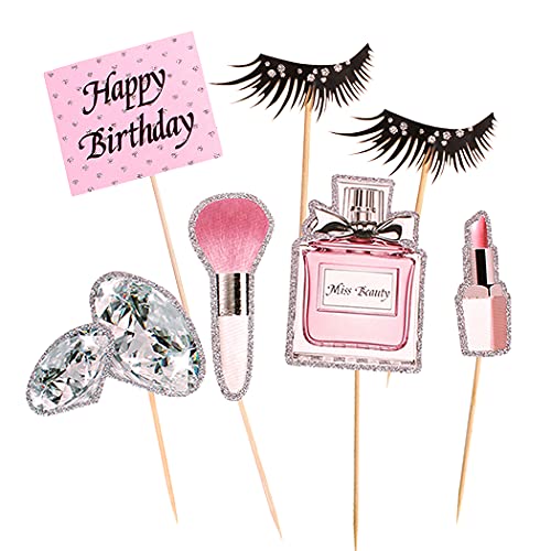 Aabellay 28 Stück Tortendeko Geburtstag Glitter Makeup Cupcake Toppers Kosmetik Cupcake Picks Lippenstift Parfüm Pinsel Kuchen Topper Wimpern Diomand Kuchen Dekoration Happy Birthday Kuchenaufsatz Aabellay 28 Stück Tortendeko Geburtstag Glitter Makeup Cupcake Toppers Kosmetik Cupcake Picks Lippenstift Parfüm Pinsel Kuchen Topper Wimpern Diomand Kuchen Dekoration Happy Birthday Kuchenaufsatz von Aabellay