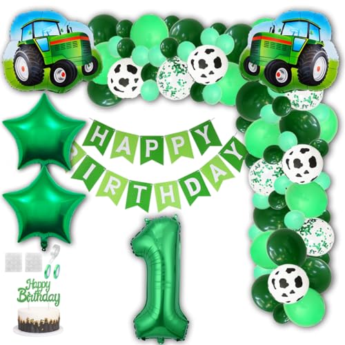 Aabellay Grün Traktor Geburtstag Deko 1 Jahre Foil Balloon Grün Trecker Luftballons Bauernhof Geburtstagsdeko Folienballon Traktor Bagger Happy Birthday Banner Tortendeko für Jungen Party Deko Aabellay Grün Traktor Geburtstag Deko 1 Jahre Foil Balloon Grün Trecker Luftballons Bauernhof Geburtstagsdeko Folienballon Traktor Bagger Happy Birthday Banner Tortendeko für Jungen Party Deko von Aabellay