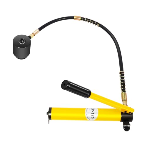 Hydraulischer Blechlocher Set 15T–mit 10 verschiedenen Formen,Metalllocher Knockout,ideal für Kabelkanäle,robuste Verarbeitung,professionelles Werkzeug von Aangeebone