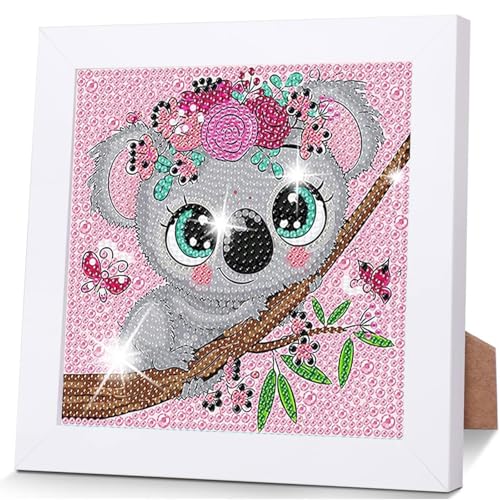 Aapxi Diamond Painting Kinder ab 6 Jahre Tiere Koala - Diamond Painting mit Rahmen Junge Mädchen - Bastelset kinder ab 6 - Basteln mädchen jung 6 7 8 9 10 11 12 jahre Aapxi Diamond Painting Kinder ab 6 Jahre Tiere Koala - Diamond Painting mit Rahmen Junge Mädchen - Bastelset kinder ab 6 - Basteln mädchen jung 6 7 8 9 10 11 12 jahre von Aapxi