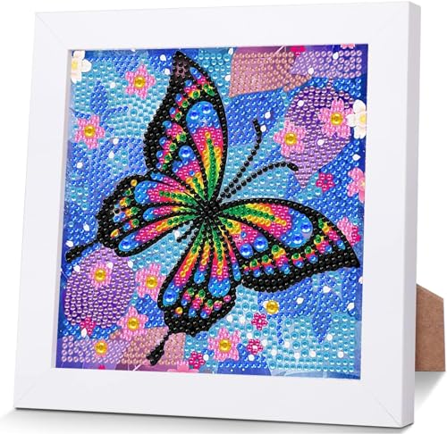 Aapxi Diamond Painting Kinder ab 6 Jahre Tiere Schmetterling - Diamond Painting mit Rahmen Junge Mädchen - Bastelset kinder ab 6 - Basteln mädchen jung 6 7 8 9 10 11 12 jahre Aapxi Diamond Painting Kinder ab 6 Jahre Tiere Schmetterling - Diamond Painting mit Rahmen Junge Mädchen - Bastelset kinder ab 6 - Basteln mädchen jung 6 7 8 9 10 11 12 jahre von Aapxi