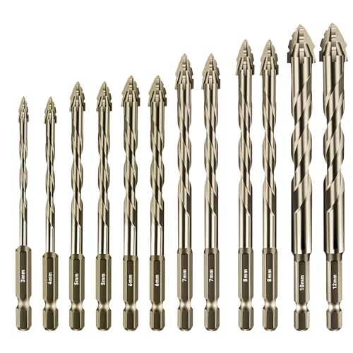Aartner Bohrer (Goldgelb, 3+4+2x 5+2x 6+ 2 x 7+2 x 8 +10+12 (mm)) von Aartner