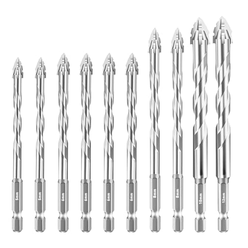 Aartner Bohrer (Silber, 2x 5+4 x 6+ 2 x 8 +10+12 (mm)) von Aartner