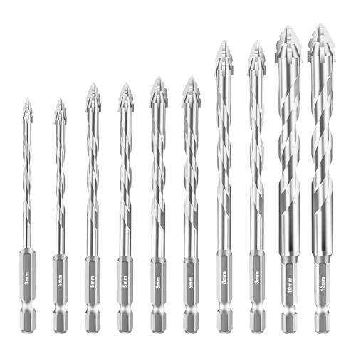 Aartner Bohrer (Silber, 3+4+2x 5+2 x 6+ 2 x 8 +10+12 (mm)) von Aartner