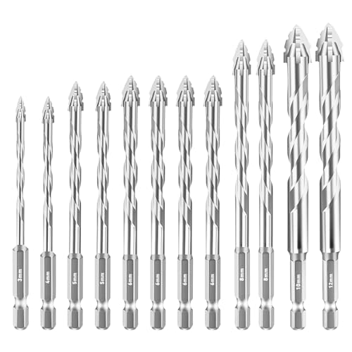 Aartner Bohrer (Silber, 3+4+2x 5+4 x 6+ 2 x 8 +10+12 (mm)) von Aartner
