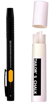 Aasipsuo Wärmelöschbarer Stoffmarker zum Nähen, Waschbar, Wärmelöschbare Stifte für Stoff, Nähkreide DIY Marker Stift zum Quilten, Sticken, geeignet für Baumwolle, Strickstoffe (1 Stift + 20 von Aasipsuo