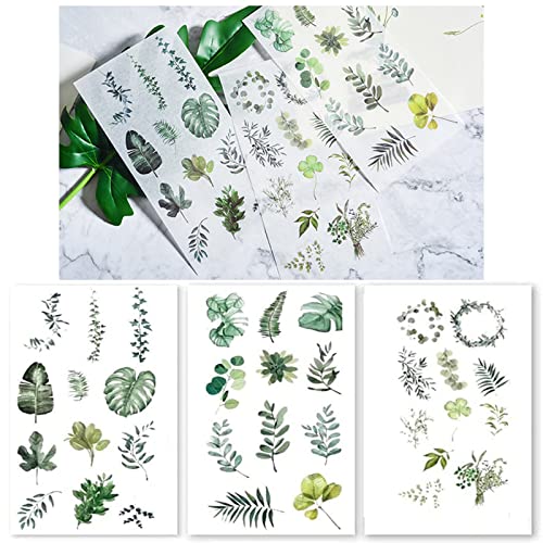 24 Blatt Fotoalbum Blätter Deko Aufkleber Hochzeit Gästebuch Klein, Blätter Sticker Deko Blatt Grün Pflanzen Grünpflanze Aufkleber Sticker für Scrapbooking Fotoalbum Stickerbuch Stickeralbum 24 Blatt Fotoalbum Blätter Deko Aufkleber Hochzeit Gästebuch Klein, Blätter Sticker Deko Blatt Grün Pflanzen Grünpflanze Aufkleber Sticker für Scrapbooking Fotoalbum Stickerbuch Stickeralbum von Aatpuss