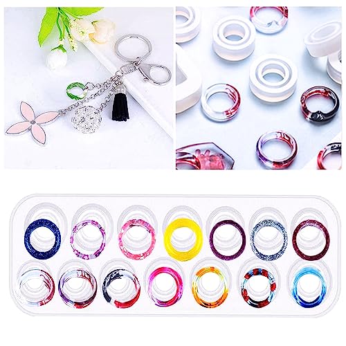 Aatpuss 3 Stück Ring Silikon Formen Set,Silikonform Ringe Epoxidharz,DIY Ring Silikonform,für DIY Fingerringe, Diamant-Ohrringe, Anhänger und Schmuckbasteleien Herstellen Aatpuss 3 Stück Ring Silikon Formen Set,Silikonform Ringe Epoxidharz,DIY Ring Silikonform,für DIY Fingerringe, Diamant-Ohrringe, Anhänger und Schmuckbasteleien Herstellen von Aatpuss