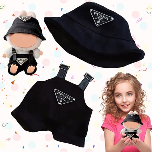 Aatpuss 2 Stück Niedliche Puppenkleidung, 17 cm Plüschtier Kleidung Zubehör, Niedliche Mini Plüschpuppe Kostüm Zubehör, Niedliche Plüschpuppen-Kleidung DIY Kinder Geschenk (Ohne Puppe) von Aatpuss