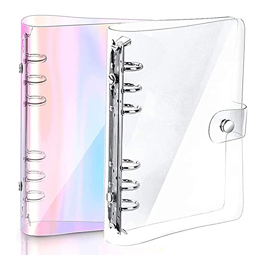 2 Stück A5 Ringbuch Odner,Transparente Ringmappe aus PVC,A5 Binder,Loseblatt Notizbuch,Binder 6 Ringe Ringmappe Ringordner Nachfüllbares,für Loseblatt Schule Büro Haushalt 2 Stück A5 Ringbuch Odner,Transparente Ringmappe aus PVC,A5 Binder,Loseblatt Notizbuch,Binder 6 Ringe Ringmappe Ringordner Nachfüllbares,für Loseblatt Schule Büro Haushalt von Aatpuss