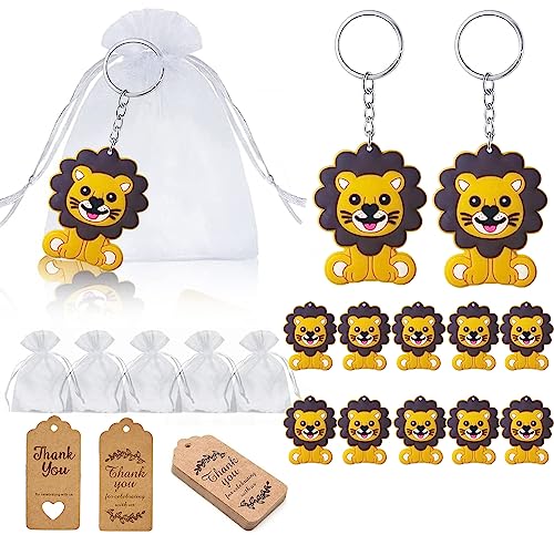 30 Stücke Löwe Schlüsselanhänger,Mini Schlüsselanhänger,Tierschlüsselanhänger der Karikatur,mit Organzabeutel Kraft Tags,Schlüsselanhänger für Kinder,Kinderggeburtstag Party Mitgebsel (Löwe) 30 Stücke Löwe Schlüsselanhänger,Mini Schlüsselanhänger,Tierschlüsselanhänger der Karikatur,mit Organzabeutel Kraft Tags,Schlüsselanhänger für Kinder,Kinderggeburtstag Party Mitgebsel (Löwe) von Aatpuss