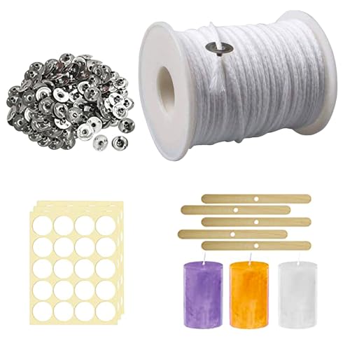 6100cm Kerzendocht,Dochte für Kerzen,Rauchfrei Kerzendochte für Kerzen,Natürlichen Candle Wick,Cotton Candle Wick für DIY Kommunionkerze Duftkerzen Öllampen 6100cm Kerzendocht,Dochte für Kerzen,Rauchfrei Kerzendochte für Kerzen,Natürlichen Candle Wick,Cotton Candle Wick für DIY Kommunionkerze Duftkerzen Öllampen von Aatpuss