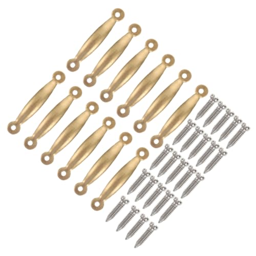 1 Satz Möbelgriff DIY Schubladenhandgriffe für Puppenhaus Vintage Rundbögen mit Hochwertige Metallbeschläge für Realistische Miniaturmöbel 1 Satz Möbelgriff DIY Schubladenhandgriffe für Puppenhaus Vintage Rundbögen mit Hochwertige Metallbeschläge für Realistische Miniaturmöbel von Abaodam